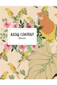 Blog content planner