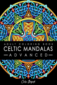 Celtic Mandalas - Advanced - adult coloring book