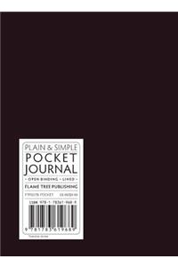 Black pocket plain & simple journal
