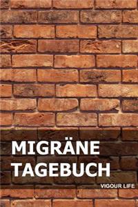 Migräne Tagebuch: Das Kopfschmerztagebuch für mehr als 100 Tage - Klein & Kompakt ca. A5