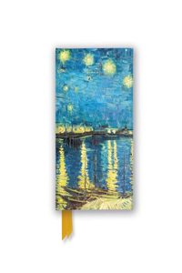 Vincent Van Gogh: Starry Night Over the Rhône (Foiled Slimline Journal)