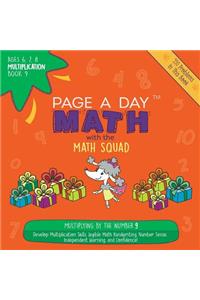 Page a Day Math Multiplication Book 9: Multiplying 9 by the Numbers 0-12