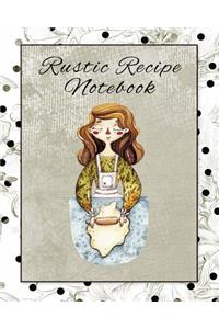 Rustic Recipe Notebook