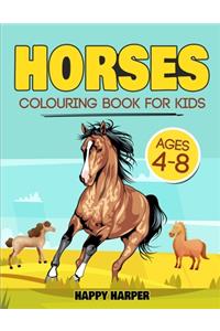 Horses Colouring Book