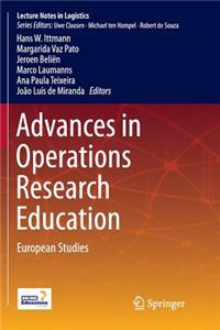Advances in Operations Research Education