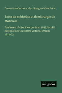 École de médecine et de chirurgie de Montréal