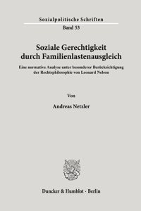 Soziale Gerechtigkeit Durch Familienlastenausgleich