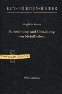 Berechnung Und Gestaltung Von Metallfedern
