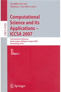 Computational Science and Its Applications: ICCSA 2007