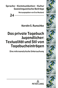 private Tagebuch Jugendlicher