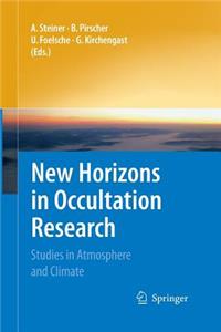 New Horizons in Occultation Research