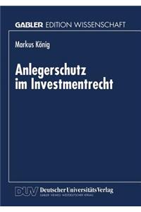 Anlegerschutz Im Investmentrecht