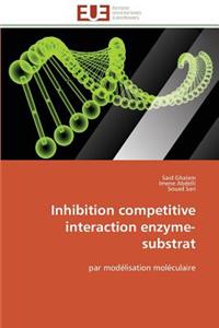 Inhibition Competitive Interaction Enzyme-Substrat