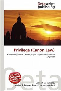 Privilege (Canon Law)
