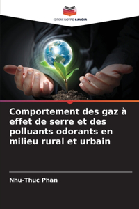 Comportement des gaz à effet de serre et des polluants odorants en milieu rural et urbain