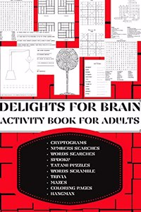 Delights for Brain Activity Book for Adults