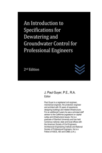 Introduction to Specifications for Dewatering and Groundwater Control for Professional Engineers