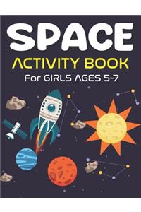 Space Activity Book for Girls Ages 5-7