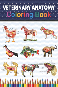 Veterinary Anatomy Coloring Book