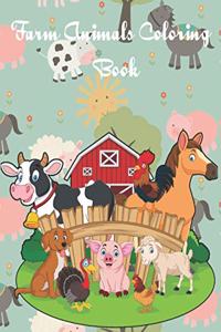 Farm Animals Coloring Book