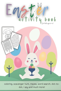 Easter Activity Book For Kids Ages 6-12