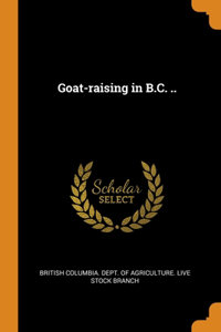 Goat-raising in B.C. ..