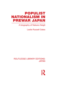 Populist Nationalism in Pre-War Japan