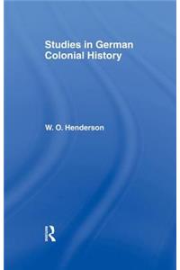 Studies in German Colonial History