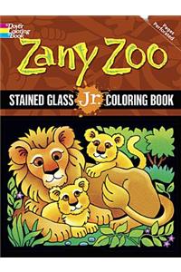 Zany Zoo Stained Glass Jr. Coloring Book