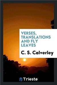 Verses, translations and fly leaves