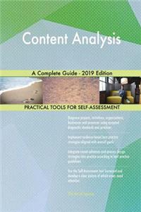 Content Analysis A Complete Guide - 2019 Edition