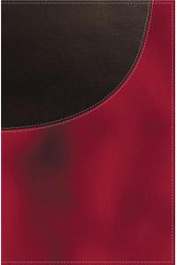 KJV, Super Giant Print Reference Bible, Giant Print, Imitation Leather, Red/Brown, Indexed, Red Letter Edition