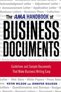 AMA Handbook of Business Documents