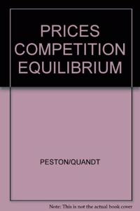 PRICES COMPETITION AND EQUILIBRIUM