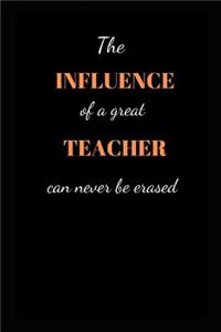 The influence of a great Teacher can never be erased