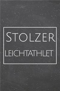 Stolzer Leichtathlet