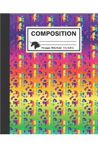 Composition Notebook 110 Pages Wide Ruled