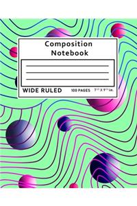 Composition Notebook Wide Ruled