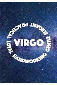 Virgo Hardworking Gentle Elegant Practical Loyal