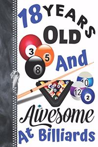 18 Years Old And Awesome At Billiards
