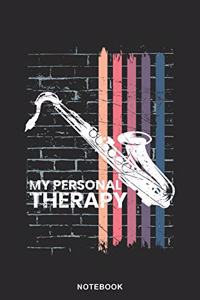 Saxophone Instrument Art Graphic Notebook