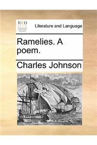 Ramelies. a Poem.
