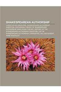 Shakespearean Authorship