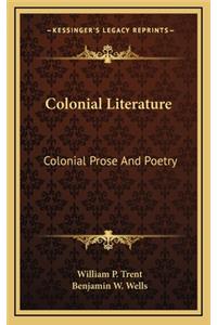 Colonial Literature
