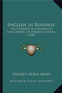 English in Business