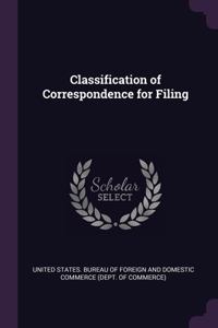 Classification of Correspondence for Filing