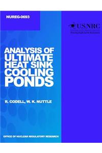 Analysis of Ultimate Heat Sink Cooling Ponds