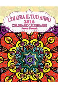 Colora Il Tuo Anno-2016 Colorare Calendario