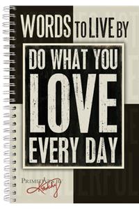 2021 Words to Live by 17-Month Weekly Planner
