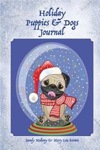 Holiday Puppies & Dogs Journal